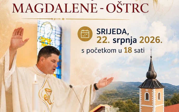 Proslava župne svetkovine sv. Marije Magdalene u Oštrcu